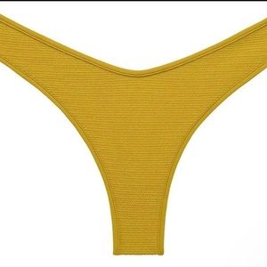 Montce Lime micro scrunch lulu bikini bottom